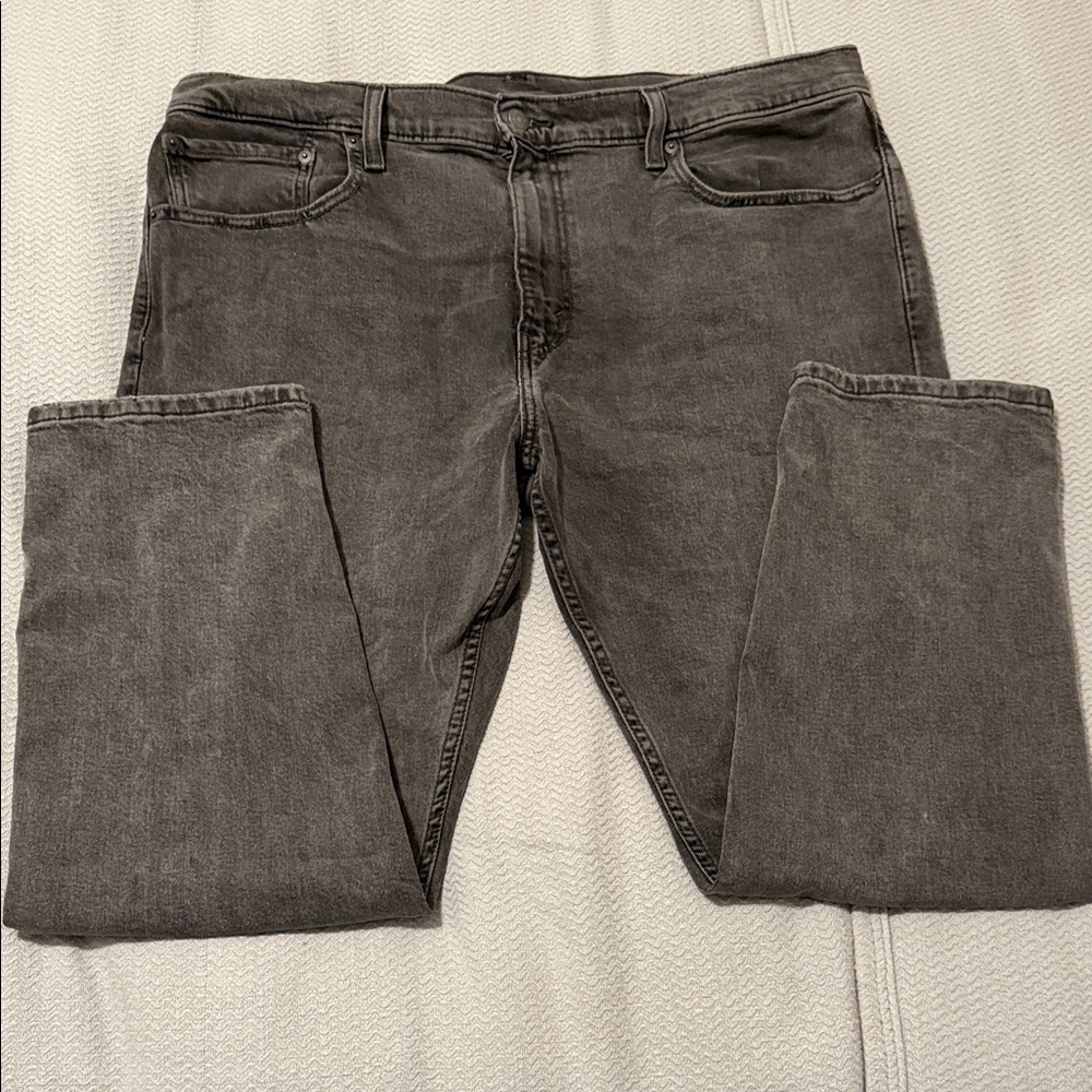 Levi's 502 Men's Charcoal Straight Jeans